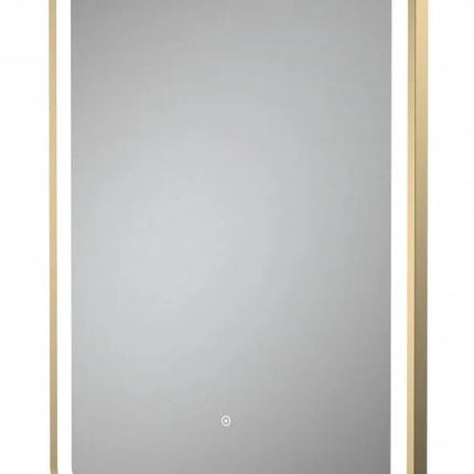 Brushed Brass framed LED Mirror 500 x 700 Mirror Ultra 