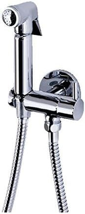 Douche Brass Shower Spray Kit with shut off valve and hose Exposed Shower Bathrooms at Unit 5 