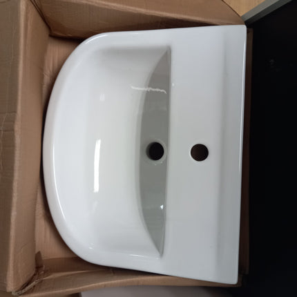 Gloss White Fitted Furniture Set Including Toilet & Basin Vanity Unit IQU 