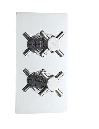 Hudson Reed Twin Thermostatic Shower Valve Concealed Shower Hudson Reed 