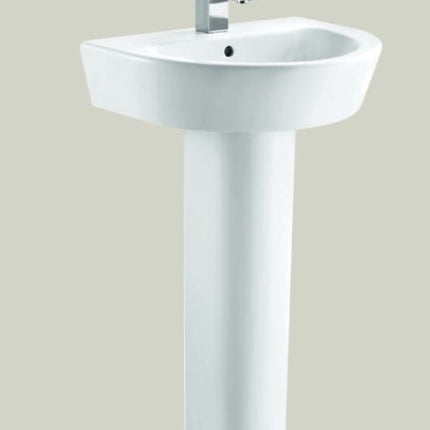 Imex Arco 550 mm Pedestal Basin - 1TH Basin Imex 