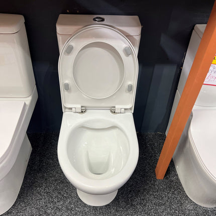Notion Close Coupled, Closed Back Toilet With Soft Closed Seat Toilet Scudo 