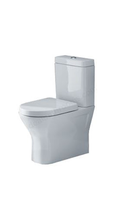 Palm Close Coupled Closed Back WC and Soft Close Seat Clearance Toilet Bathrooms at Unit 5 