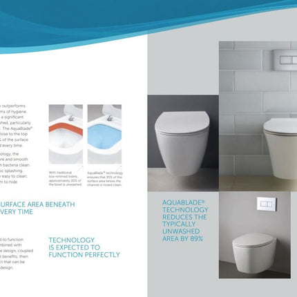 Sottini Isarca (New Name Connect Air) Back To Wall Toilet with Aquablade Technology Toilet Sottini 