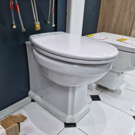 Ultra Traditional Back To Wall Pan and Soft Closed Seat Toilet Ultra 