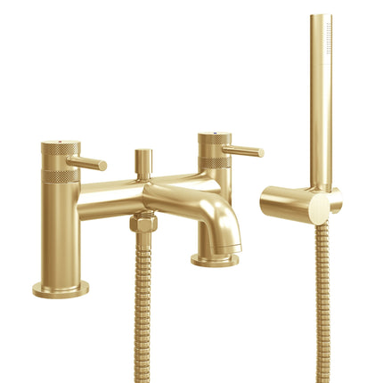 Core Deck Mounted Bath Shower Mixer Bath Shower Mixer Island Bathrooms Brass 