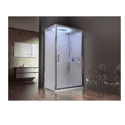 Novellini Eon 2P Multi Function Shower Cubicle - Hydro With Dome Right Hand Shower Enclosure Novellini 