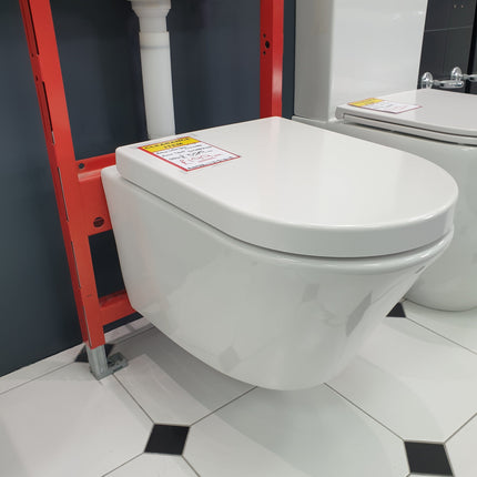 Pura Arco Wall Hung Toilet - Box Rim Toilet Imex 