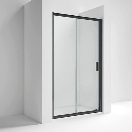 Rene Sliding Door 1200 Black Profile Shower Door Ultra 